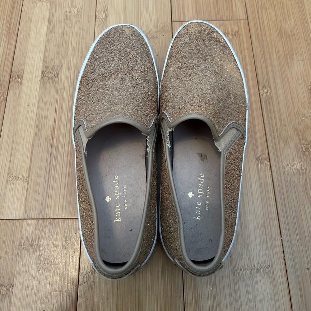 Kate Spade Beige Slip-On Shoes